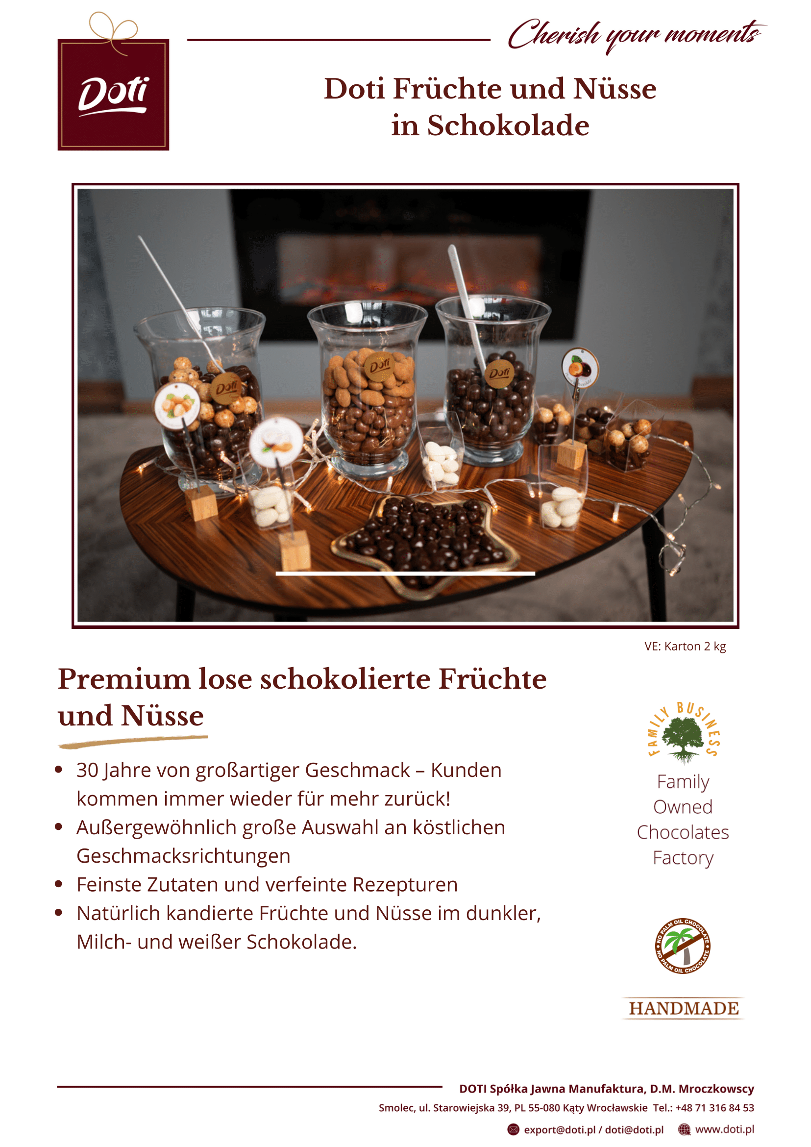 Doti Schoko Früchte & Nüsse Lose Ware