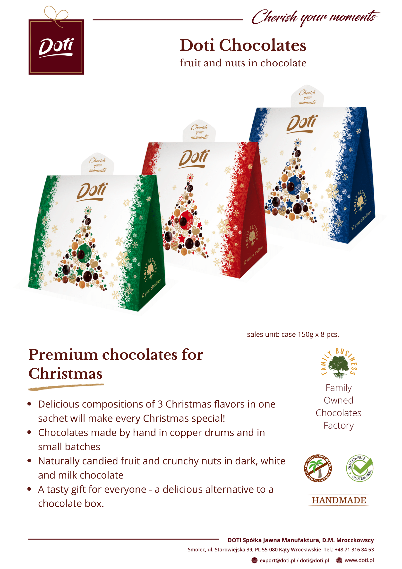 Doti Premium Chocolates christmas 150g