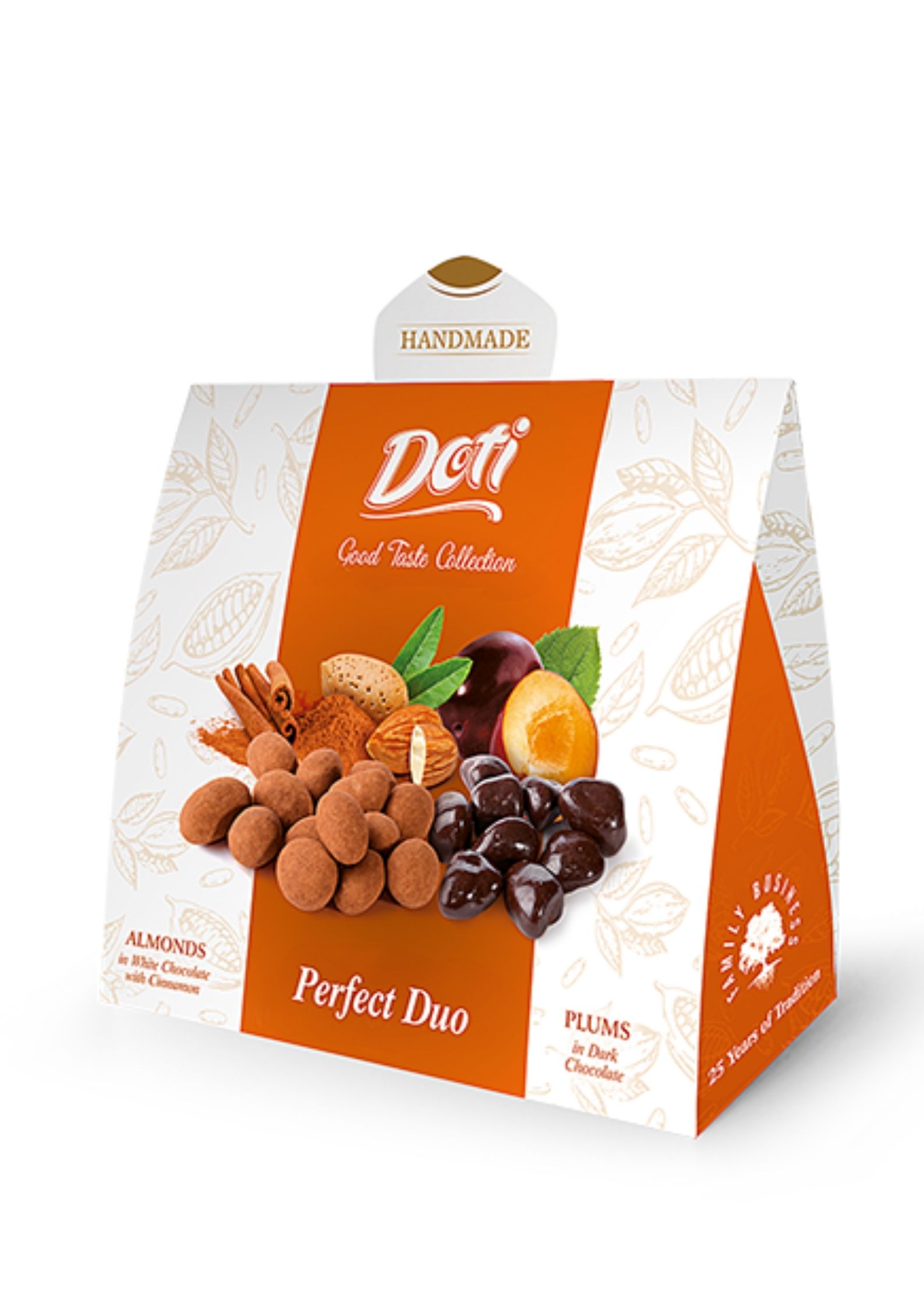 Perfect Duo 120g - Cinnamon Almonds & Plums in Chocolate