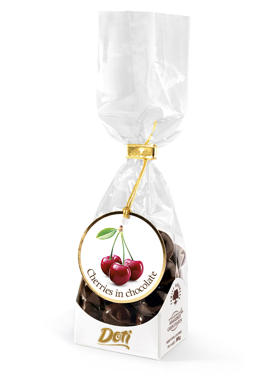 Cherries in Chocolate 100g GIFT BAG