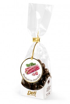 Rhubarb in Chocolate 100g GIFT BAG
