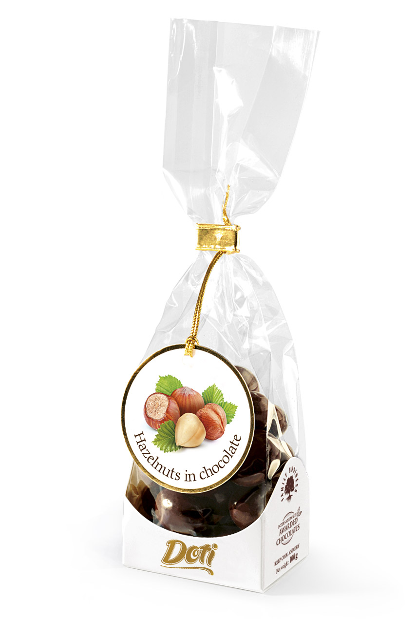 Hazelnuts in Chocolate 100g GIFT BAG