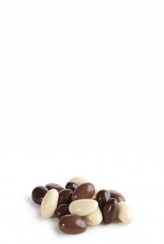 Migdały w czekoladzie MIX (białej, mlecznej, deserowej) - LUZY 2 kg