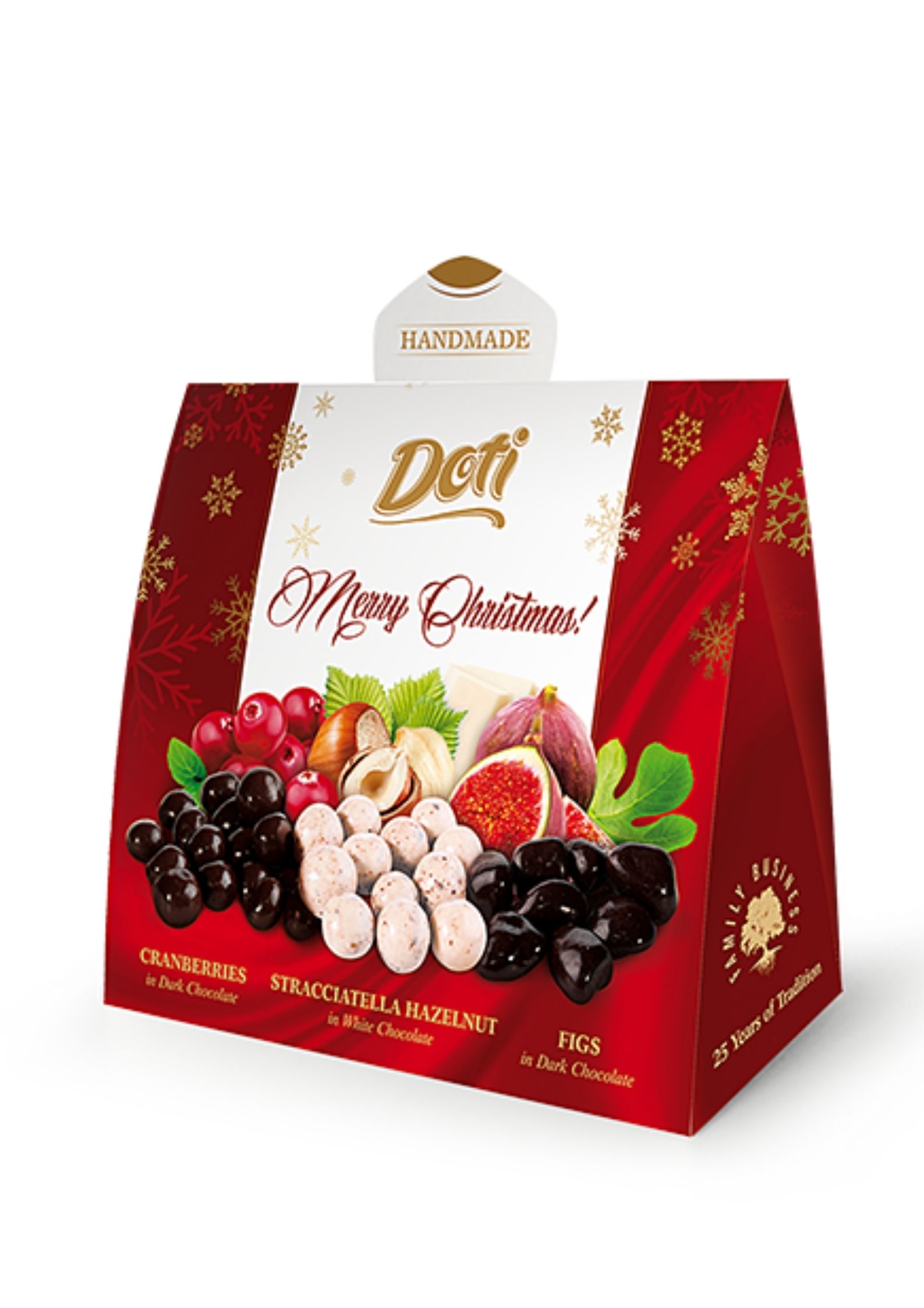 Terzetto Merry Christmas 150g - Cranberries & Figs & Stracciatella Hazelnuts
