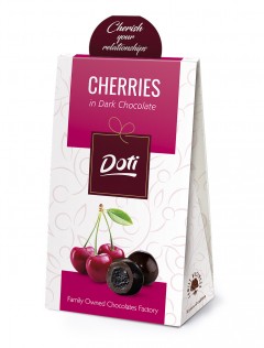 Cherries in chocolate in sachet 100g
