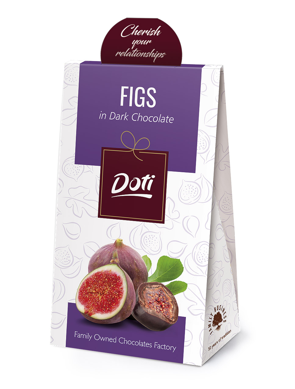 Doti figs in chocolate 100g new sachet